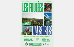 Les foulées Valsoises
