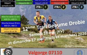 Trail Beaume Drobie