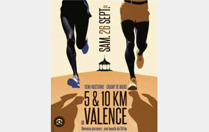 5 et 10km de Valence